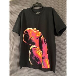Rodman Apparel Graphic T-Shirt Mens XL Black Excellent Dennis Rodman Prayer Tee